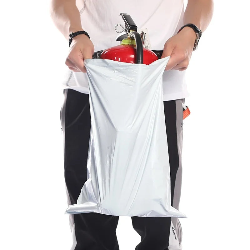 10/50/100Pcs Envelope Bag Plastic Express Envelope Storage Bag Gray White Mailing Bag Self Adhesive Sealed Express Bag