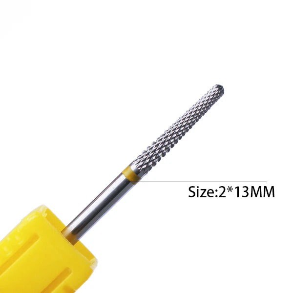 1pc Carbide Tungsten Nail Drill Bit Rotate Burr Milling Nail Cutter Bits Electric Drill Machine For Manicure Pedicure Tools -