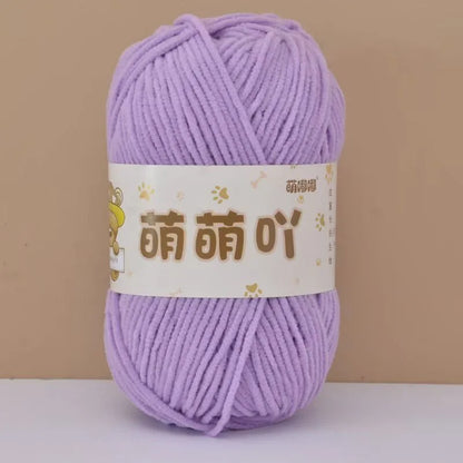 Fluffy Chenille Yarn for Crocheting doll thread Soft Bulky Velvet Yarn for Knitting Crochet Crafts Amigurumi Matte Chenille Y