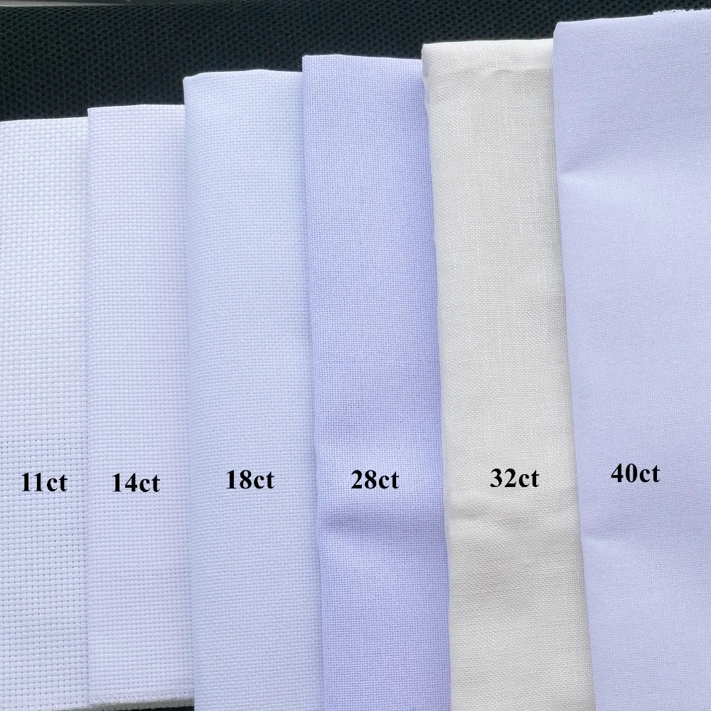 42x50cm 28ct 18ct 16ct 11ct 9ct Aida cloth cross stitch fabric canvas DIY handcraft supplies stitching embroidery craft