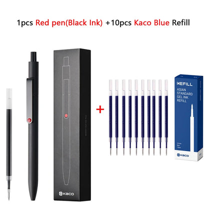 KACO 0.5mm MIDOT Gel Ink Pens, Quick-drying Press Smooth Writing Pen, High Volume for Taking Exams Grading Homework Doing Pap