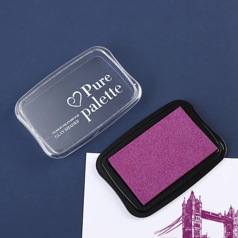 12 Colors Large Size Vintage Inkpad for Stamp DIY Crafts Scrapbooking Ink Pads Rubber Wooden Stamps Paper Inkpads Paper Decor