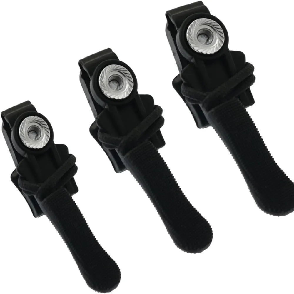 6/3pc Universal Zipper Lock Head Quick Installation Detachable Zipper Head for Jackets Luggage Bags Replacing Slider Lock Rep