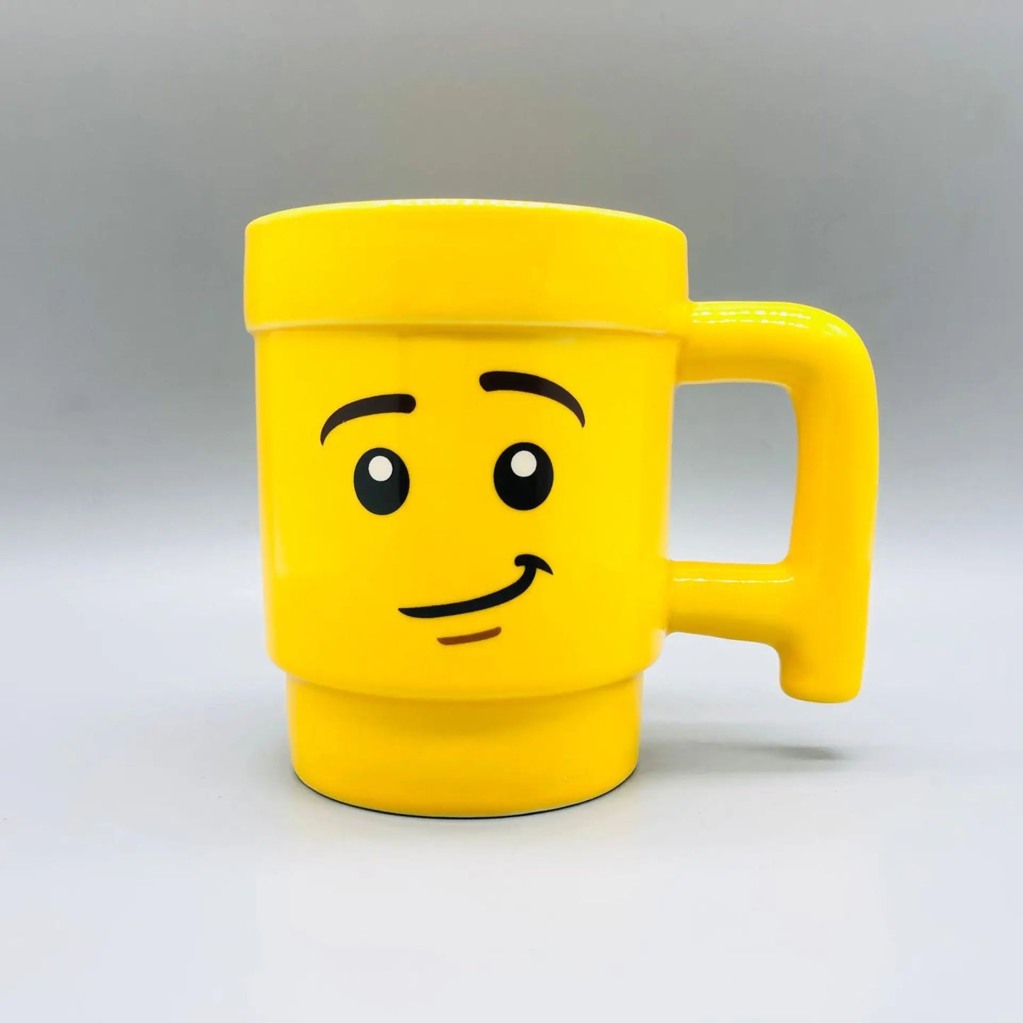 Cartoon Ceramic Mug Cup 250ML with Cute Impish Expression Figure Head Pattern Coffee Milk Tea Drinkware for Couple Friend Fam