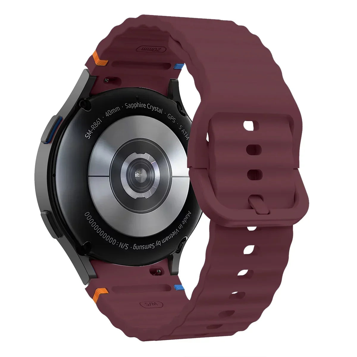 Original Silicone Band for Samsung Galaxy Watch 7 FE 6 4 Classic 5 Pro 44mm 40mm 43mm 47mm 45mm Bracelet Galaxy Watch6 7 Stra
