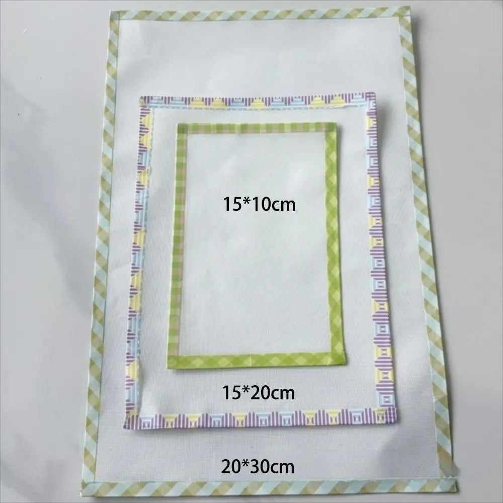 Handmade Perler Beads Baking Cloth Edge-stitched Transparent Iron-on Mat DIY Accessories Perler Beadsheat-resistant Paper