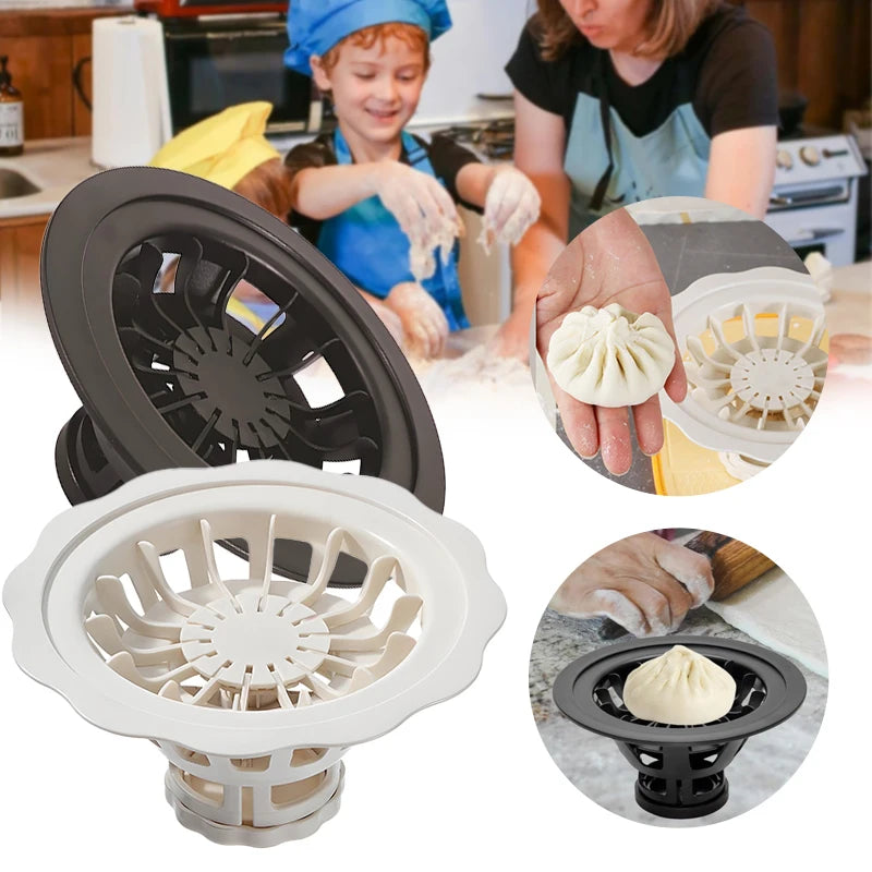 Flower Shaped Bun & Dumpling Machine DIY Pastry Pie Dumpling Making Mould Kitchen Simple Homemade Buns Mold Baking Pastry Too