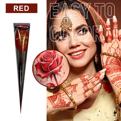 pure natural organic brown henna cream, brown henna tattoo cream, temporary tattoo, henna tattoo cream semi-permanent he