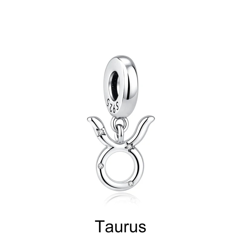 925 Sterling Silver Charms Fit Original Bracelets Star Moon Sun Spaceman Pendant Beads DIY Women Necklaces Jewelry - 22