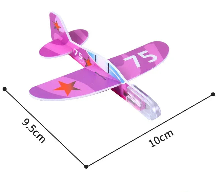 20-100 Pcs/Bag Gliders Planes Foam Assemble Airplane Toys Kids Birthday Gifts Party Favors Children School Prizes Goodie Fill