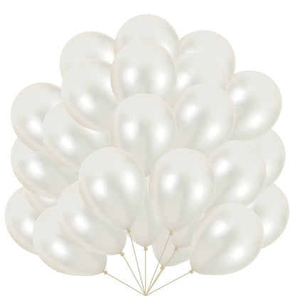 Milk White Pearl Balloon 5/10/12inch Latex Ballon Set Garland Wedding Birthday Decoration Party Supplies Baby Shower Globos G