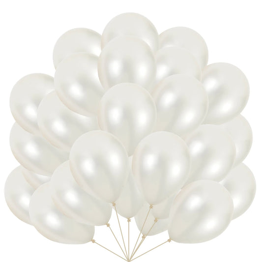 Milk White Pearl Balloon 5/10/12inch Latex Ballon Set Garland Wedding Birthday Decoration Party Supplies Baby Shower Globos G