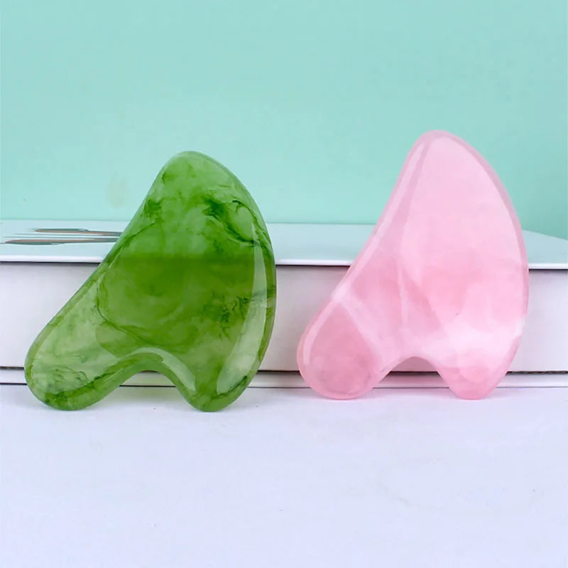 Resin Gousha Stone for The Face Roller Gouache Scraper Gousha Stone Gowoman Face Roller Gua Sha Tool Face Roller Massager