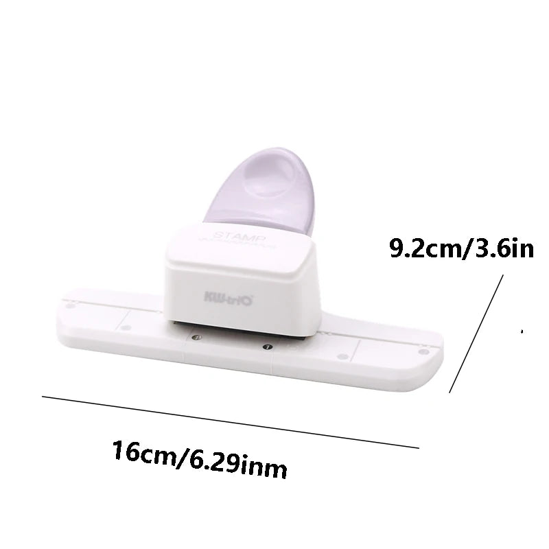 1PC Pattern edge pressing and cutting machine, suitable for cutting patterns on stamps, photos, cards and paper。School suppli