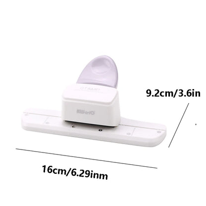 1PC Pattern edge pressing and cutting machine, suitable for cutting patterns on stamps, photos, cards and paper。School suppli