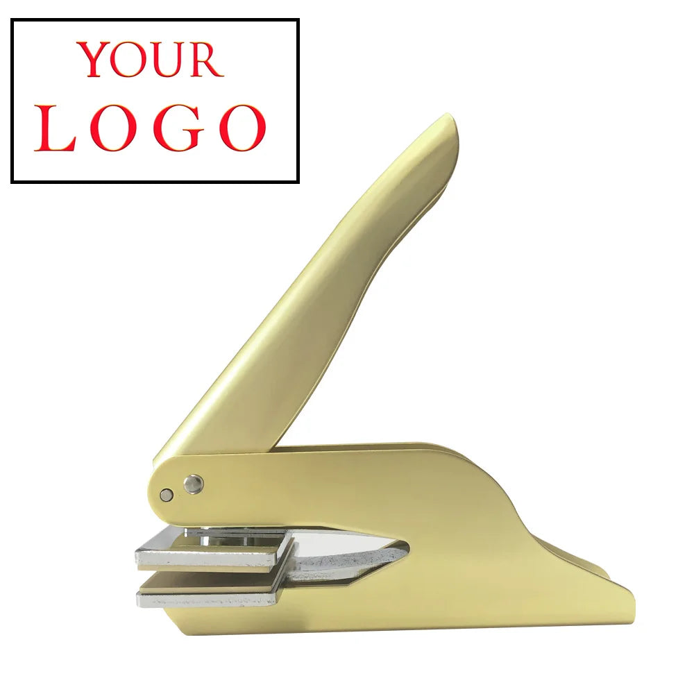 Embosser Stamp LOGO Customized Wedding Library Book Private Seals Customization Envelope Party Invitation Embossing Stamps DI