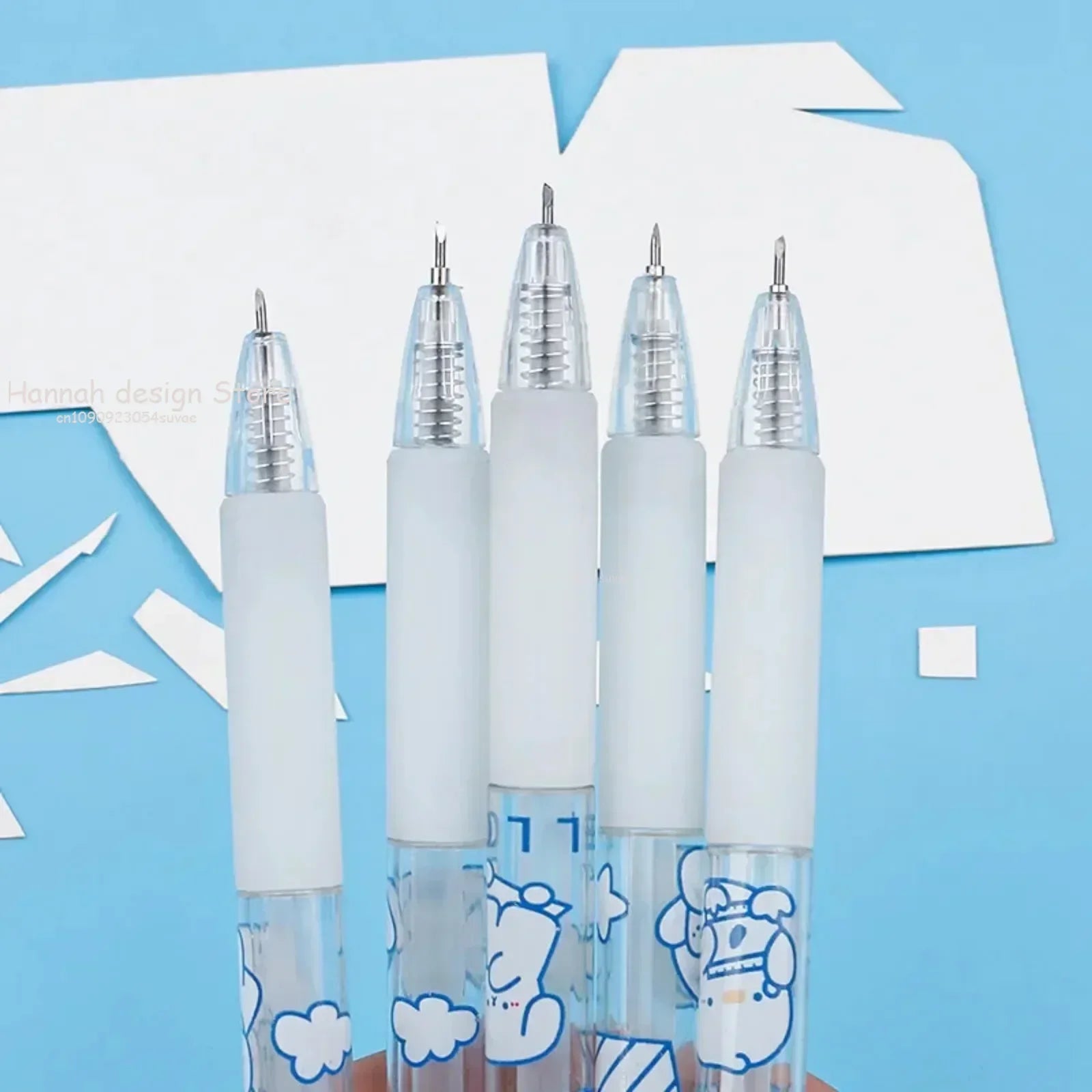 Cartoon Bubble Pen Cutter Scrapbooking Sticker Tool Craft Art Papier Tape School Office Supply Mini Box Cutter