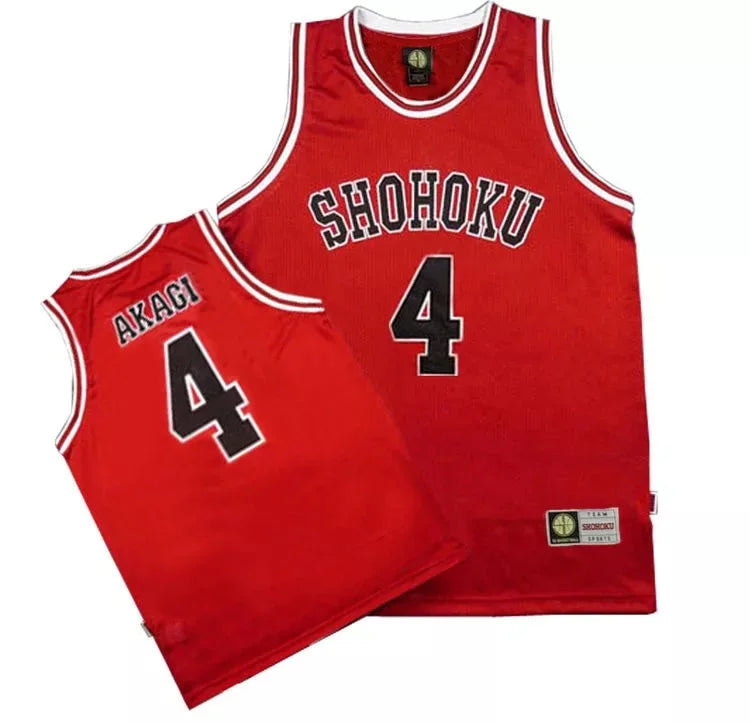 Anime Shohoku School Basketball Team Jersey 1-15 Cosplay Costume Sakuragi Hanamichi Rukawa Jersey Sports Wear Uniform Vest - 