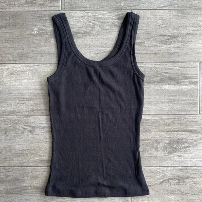 Vintage Sleeveless Tank Top Letters Summer Print Personality Crop top Sleeveless Slim Streetwear Punk Y2K Baby Tee Short Slee