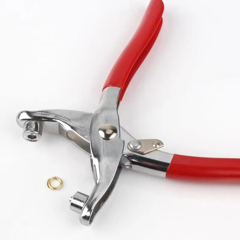 100sets 4mm Metal Eyelet and Eyelet Punch Die Tool Grommet DIY Manual Tools Kit Leather Craft Clothing Leather Belt Hat