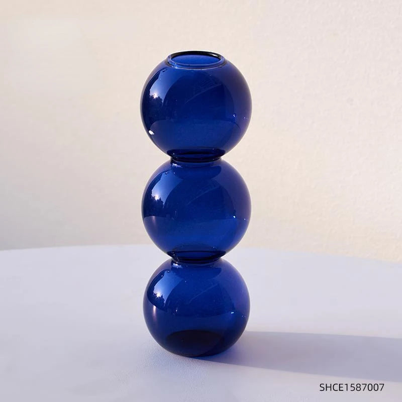 Nordic Glass Vase Home Decor Living Room Decoration Terrarium Flower Vase Plant Pots Decorative Home Accessories Decoration G