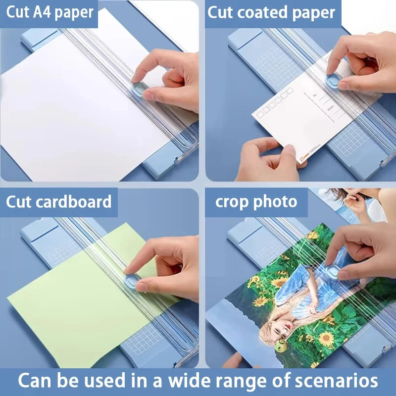 1pcA4 Mini Paper Trimmer Paper Cutter Cutting Machine for Craft Paper Card Photo Laminated Paper Scrapbook Home Crafts Tools 