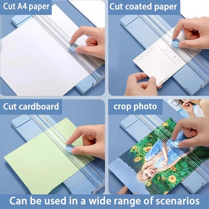 1pcA4 Mini Paper Trimmer Paper Cutter Cutting Machine for Craft Paper Card Photo Laminated Paper Scrapbook Home Crafts Tools 