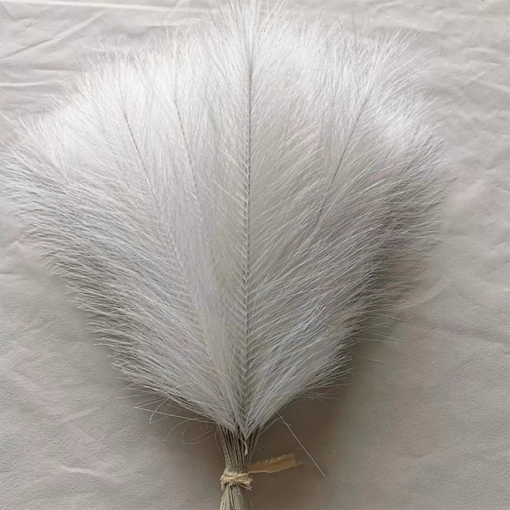 5/10/20PCS Fluffy Pampas Grass Boho Decor Artificial Flower Fake Plant Reed Simulated Party Wedding Home Decoration 42CM - YZ