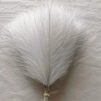 5/10/20PCS Fluffy Pampas Grass Boho Decor Artificial Flower Fake Plant Reed Simulated Party Wedding Home Decoration 42CM - YZ