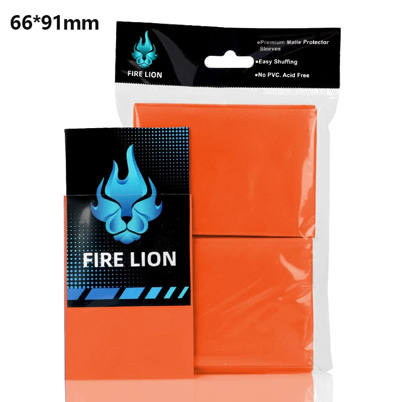 100PCS 66x91mm Matte Entertainment Card Sleeves Holder for TCG Cards Protector for MTG Card Sleeves Game Cards Frosted Sleeve