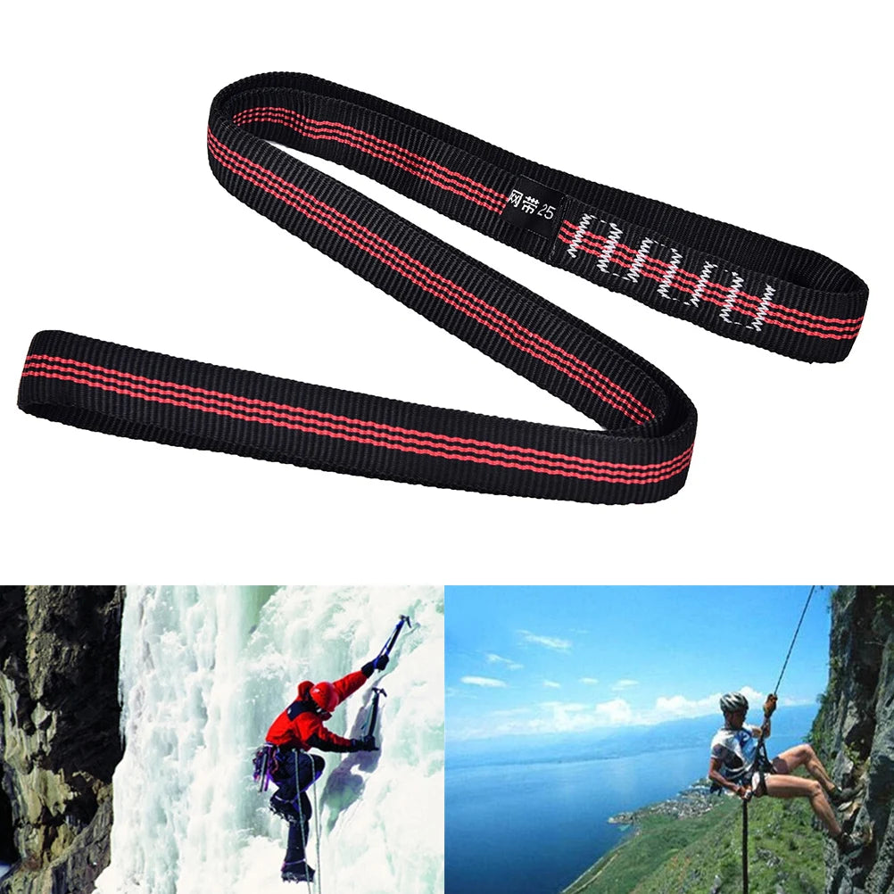 23kN Strength Climbing Sling (60cm Length ) Heavy-Duty Polyester Webbing Loop Runners Mountaineering Gear