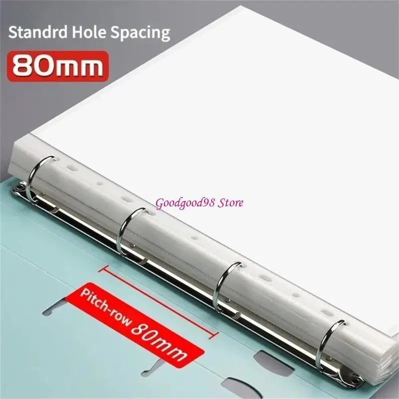 File Folders Display Book 4-Rings Binders 4 Hole Binders Folders for Students