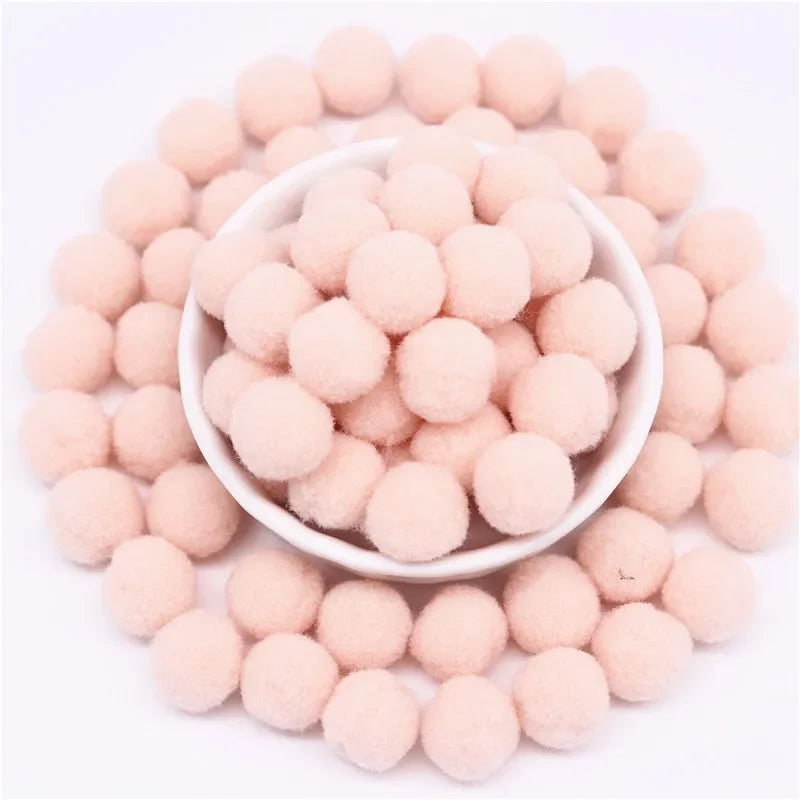Pompon Balls 8mm 10mm 15mm 20mm 25mm 30mm Fluffy Pompoms Crafts Pompom Diy Handmade Kids Toy Wedding Decoration Craft Supplie