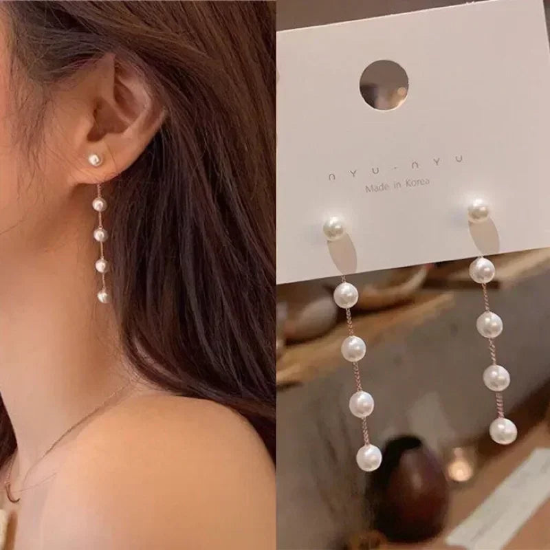 New Fashion Sweet Design Spring/Summer Blue Pink Enamel Flower Light Luxury High End Earrings Party Gifts for Women Jewelry -