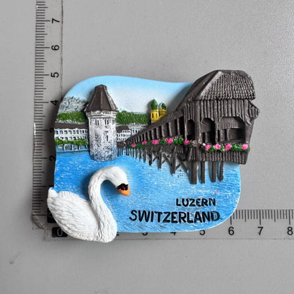 Switzerland Tourist Souvenir Fridge Magnets Jungfraujoc Luzern Zermatt Zermatt Geneva Bern Basel Interlaken Home Decor Sticke