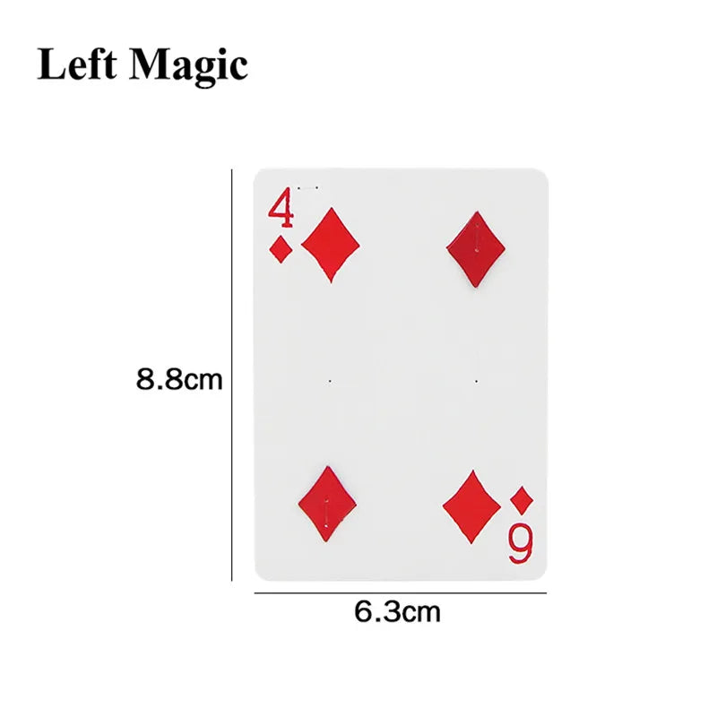 Fantastic 4 to 6 Moving Point magic tricks Close Up Card Magic Professional Magician Trick Magic Tool Magic Prop