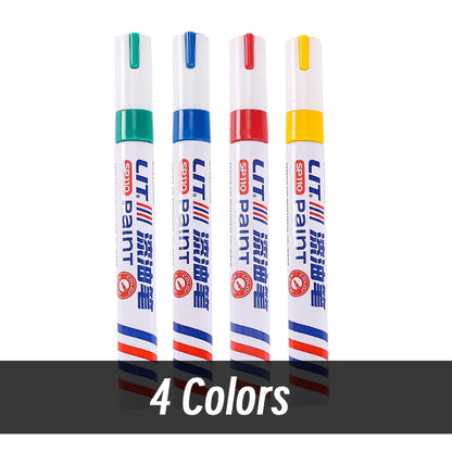 3mm 10p Colorful 8 Colors Permanent Paint Marker Waterproof White Markers tire tread rubber fabric Paint metal Paint Marker P