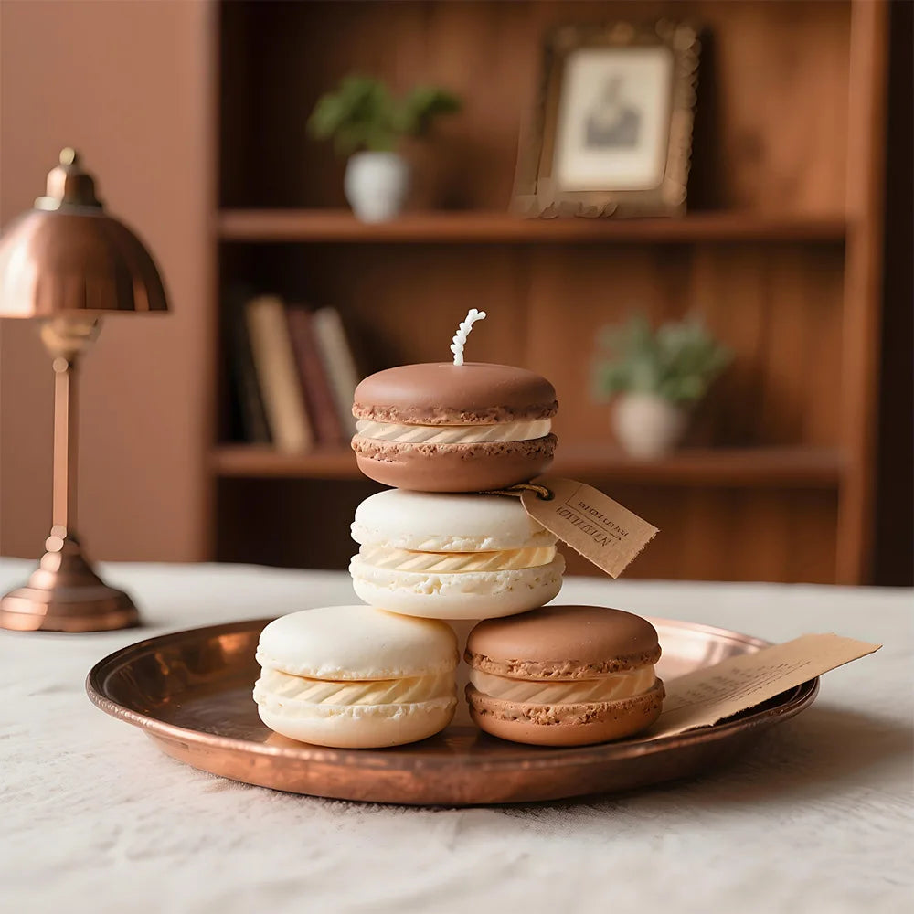 Macaron 3D Silicon Mold for Candle Soap Making Fondant Cake Molds Chocolate Candy Dessert Decor DIY Art Crafts Baking Mould T