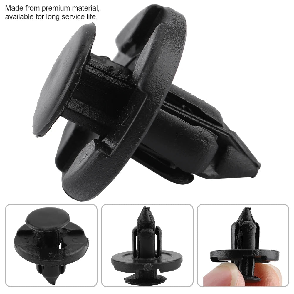 20Pcs/50Pcs/100Pcs/200Pcs Interior Bumper Mud Guard Trim Clips Fastener Kit for Nissan Xterra Versa Sentra Maxima Frontier