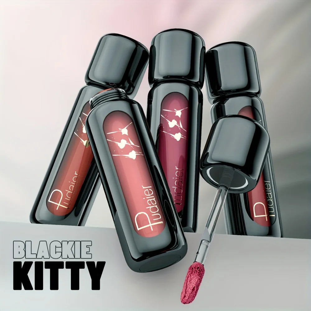 1pc Matte Velvet Lip Gloss, Highly Saturated Liquid Lip Mud, Non-Stick Long Lasting, All Skin Tones Compatible,Mother's Day G