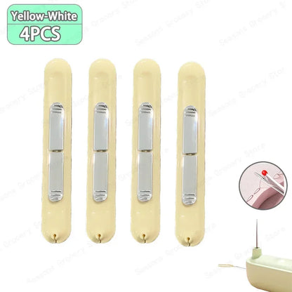 2 In 1 Needle Threader and Seam Ripper Tool Multifunctional Sewing Thread Remover Cross Stitch Crafting Accessories Easy Use 