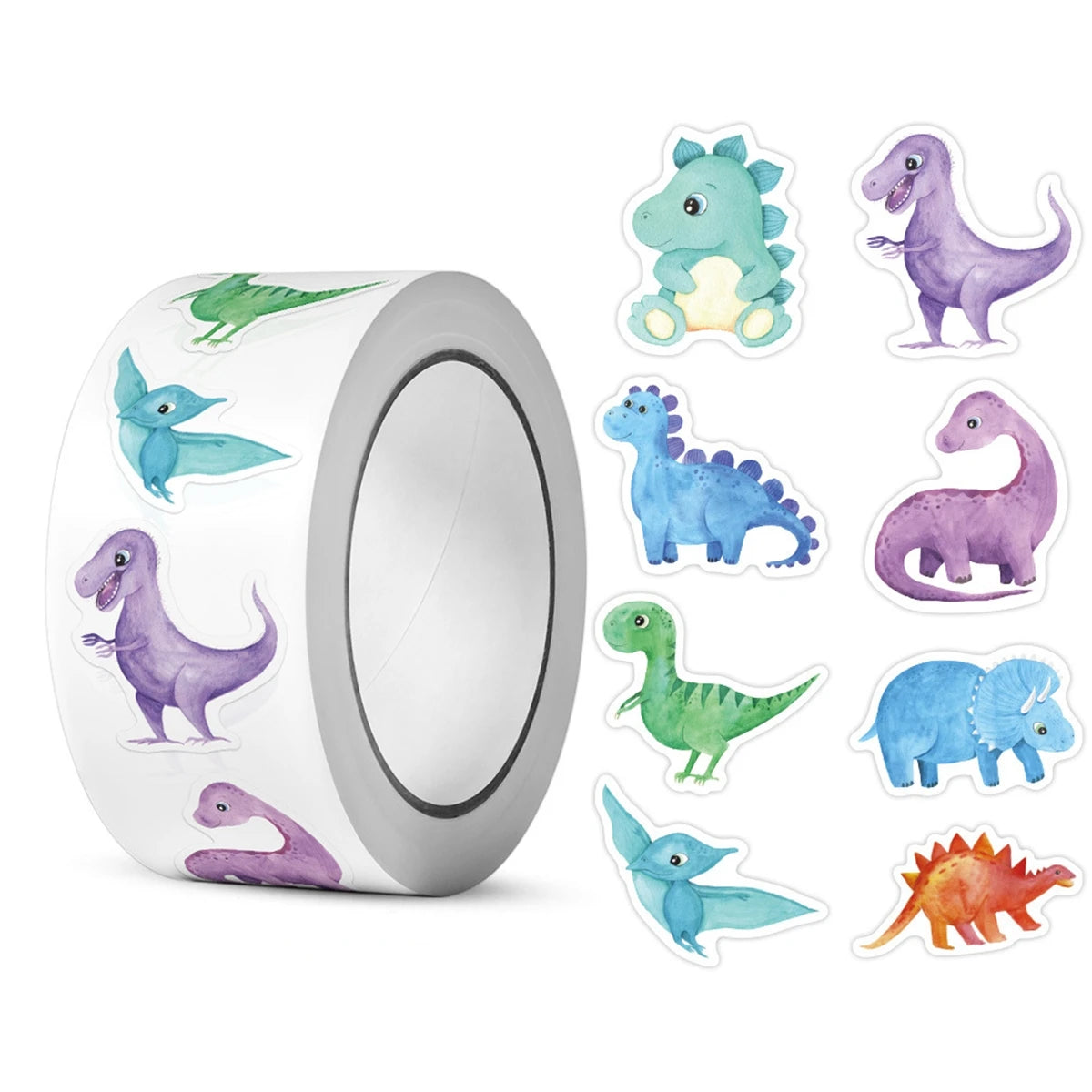 500 Pcs/roll Bee Stickers Teacher Reward Stickers Cute Animal Stickers School Supplies Incentives Roll Sticker