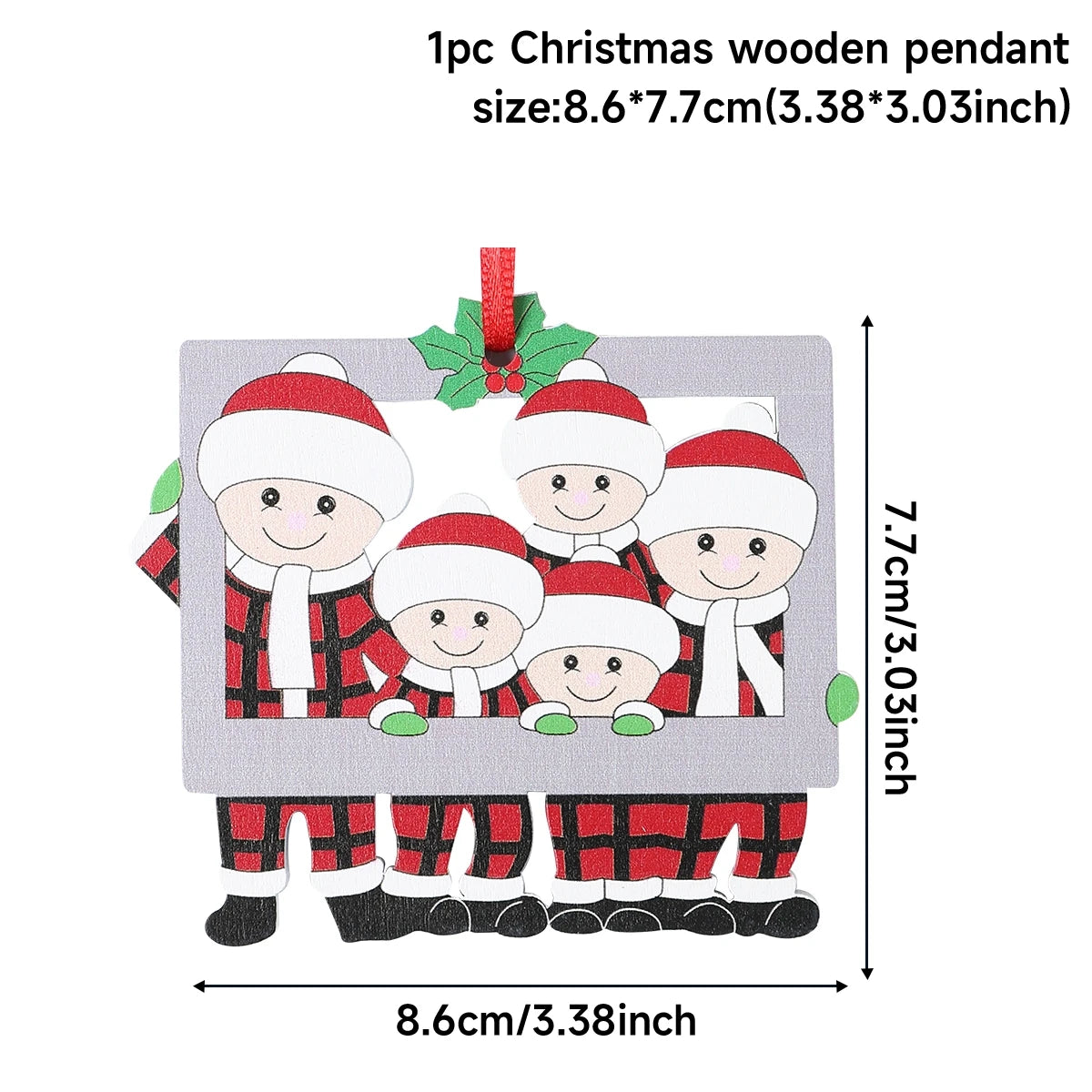 Christmas Pendant DIY Personal Family Christmas Decorations For Home 2024 Navidad Christmas Tree Hanging Ornament New Year 20