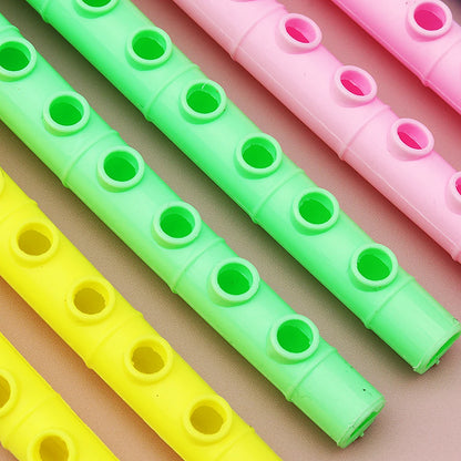20 Pcs Mini Fun Kids Party Favor Colorful Flute Musical Instrument Toys Birthday Gift Souvenir Piñata Boys Girls Carnival Pri
