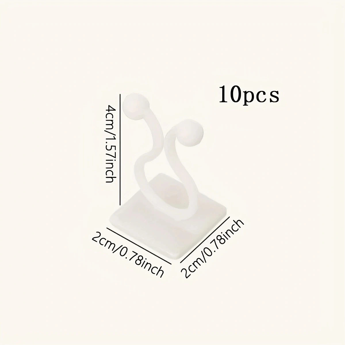 10 plant climbing wall fixing clips, vine fixing clips, self-adhesive plant climbing wall fixing hooks without drilling holes