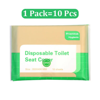 Portable Disposable Toilet Seat Cover Travel Camping Hotel Bathroom Accessories Degradable Waterproof Soluble Water Toilet Ma