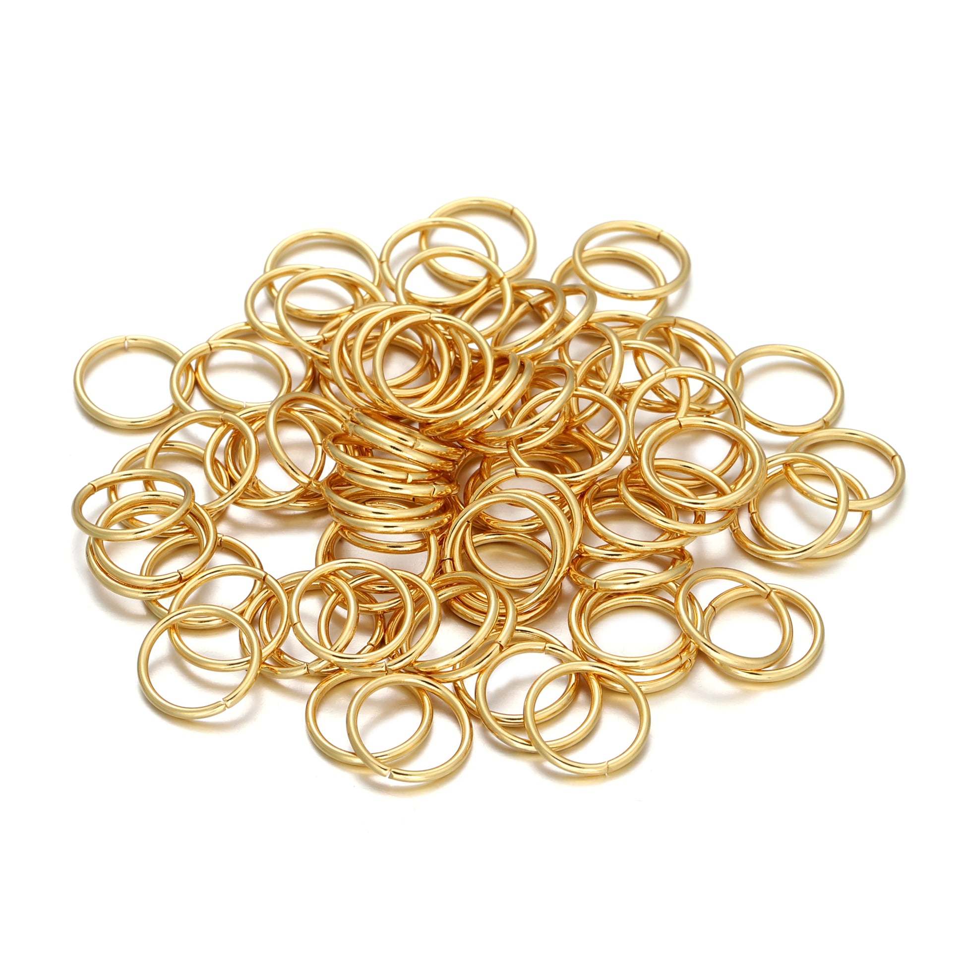 30-200Pcs 3-25mm Stainless Steel Split Ring Open Single Loops Jump Rings Connectors for DIY Jewelry Making Findings Accessori