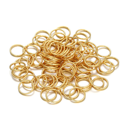 30-200Pcs 3-25mm Stainless Steel Split Ring Open Single Loops Jump Rings Connectors for DIY Jewelry Making Findings Accessori