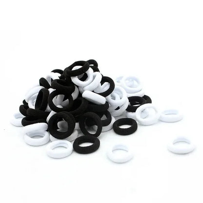 200-1000pcs Women Girls Colorful Nylon Elastic Hair Bands Ponytail Hold Small Hair Tie Rubber Bands Scrunchie Hair Accessorie