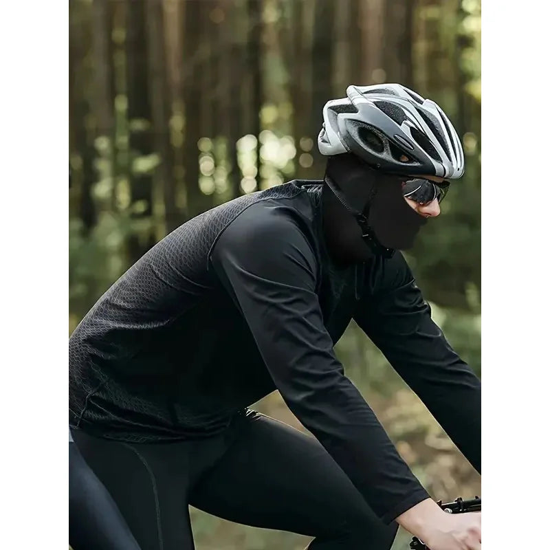 Summer Tactical Balaclava Face Mask Cooling Neck Gaiter Hiking Scarves Men Motorcycle Cycling Helmet Hood Sun Protection